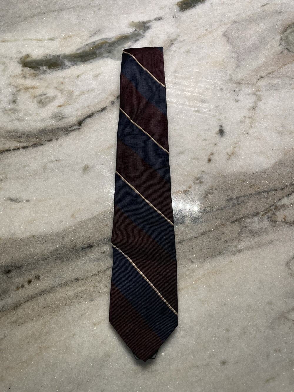 VINTAGE Robert Talbott For Norman Stockton Men's Striped Tie Necktie England